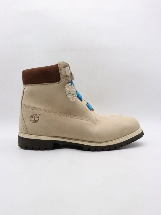 Timberland SAMPLE Premium 6-inch Waterproof Boots Men\'s Size 14 M Beige Nubuck